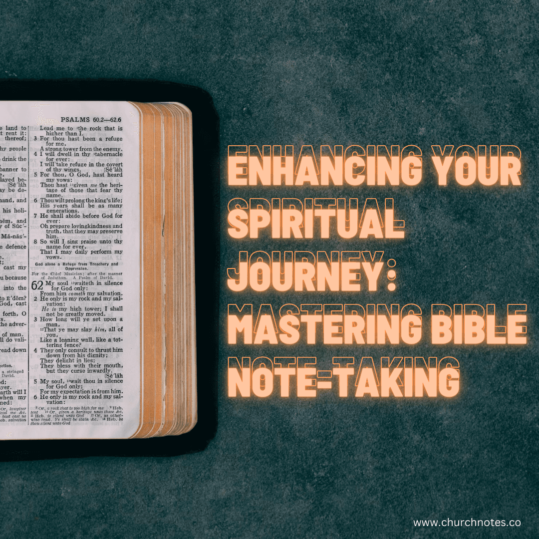 Mastering Bible Note-Taking